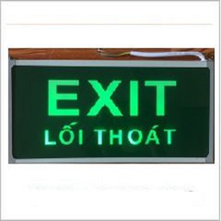 ĐÈN EXIT THOÁT HIỂM 2 MẶT CÓ CHỈ HƯỚNG , ĐÈN CHỈ DẪN LỐI THOÁT