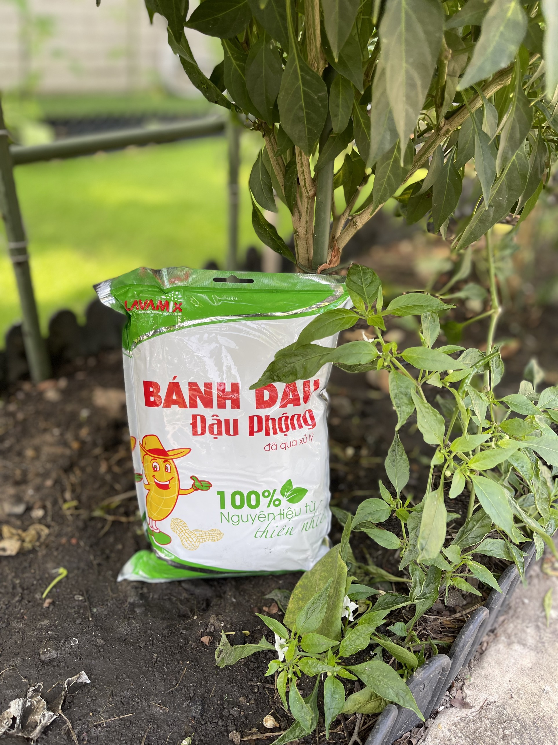 GÓI 1 KG - PHÂN BÁNH DẦU ĐẬU PHỘNG ĐÃ QUA XỬ LÝ