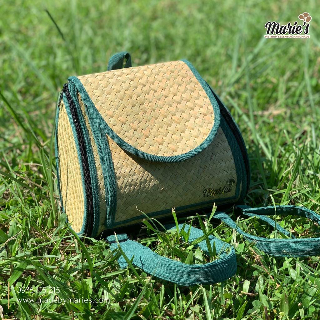 Balo nữ cỏ bàng Marie's thời trang kiểu dáng gọn nhẹ phù hợp đi học đi làm