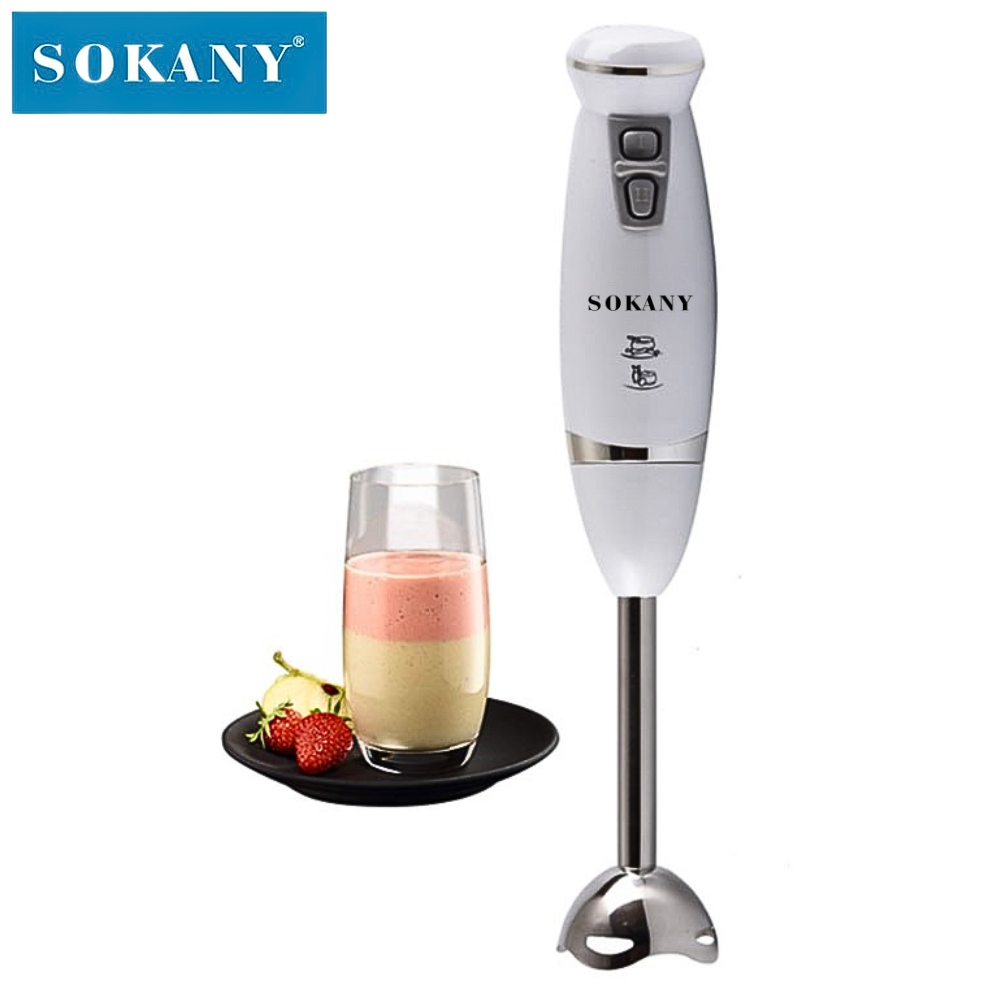 Máy xay cầm tay SOKANY HB-250A công suất 300W lưỡi dao inox siêu bén xay thịt, sinh tố, cháo, gạo - HÀNG CHÍNH HÃNG - DELIYA