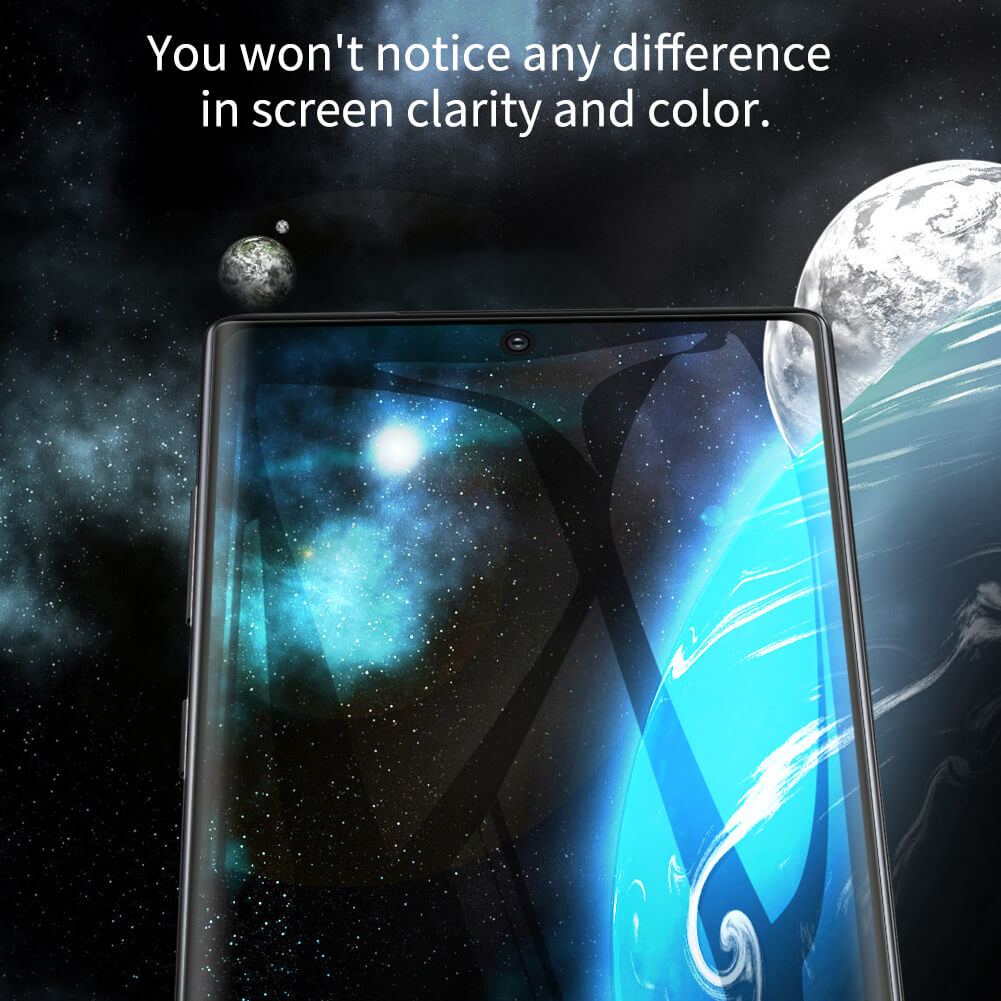 Miếng dán kính cường lực cho Samsung Galaxy Note 10 Plus full màn hình 3D hiệu Kuzoom Protective Glass - Hàng nhập khẩu
