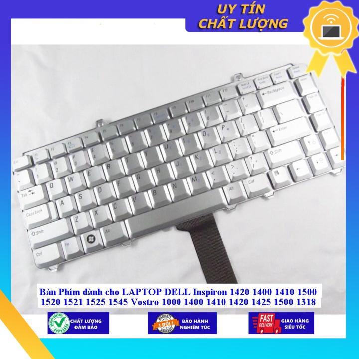 Bàn Phím dùng cho LAPTOP DELL Inspiron 1420 1400 1410 1500 1520 1521 1525 1545 Vostro 1000 1400 1410 1420 1425 1500 1318 - BẠC - Hàng Nhập Khẩu New Seal