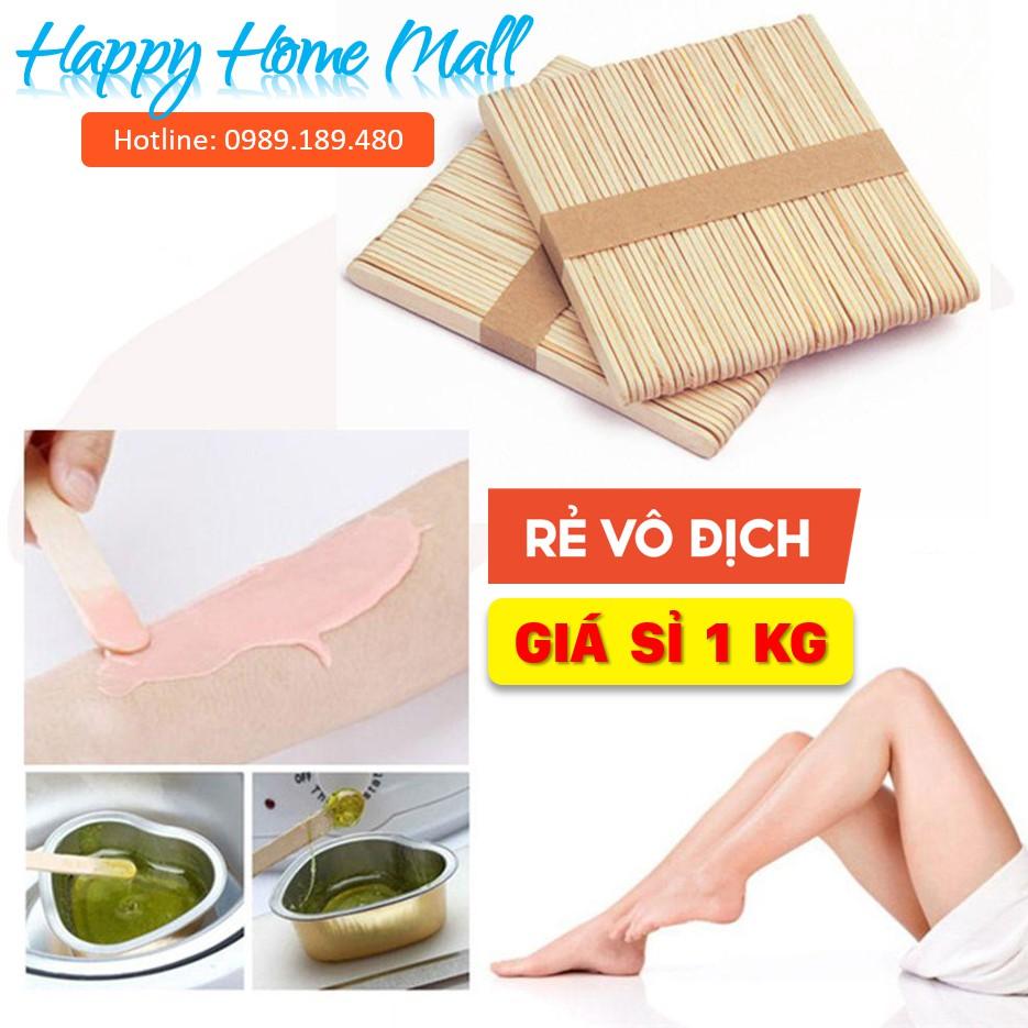 1 kg QUE GỖ WAX LÔNG vuốt cạnh đẹp 113mm 135mm 145mm 150mm quét phết wax tẩy lông nách lông chân