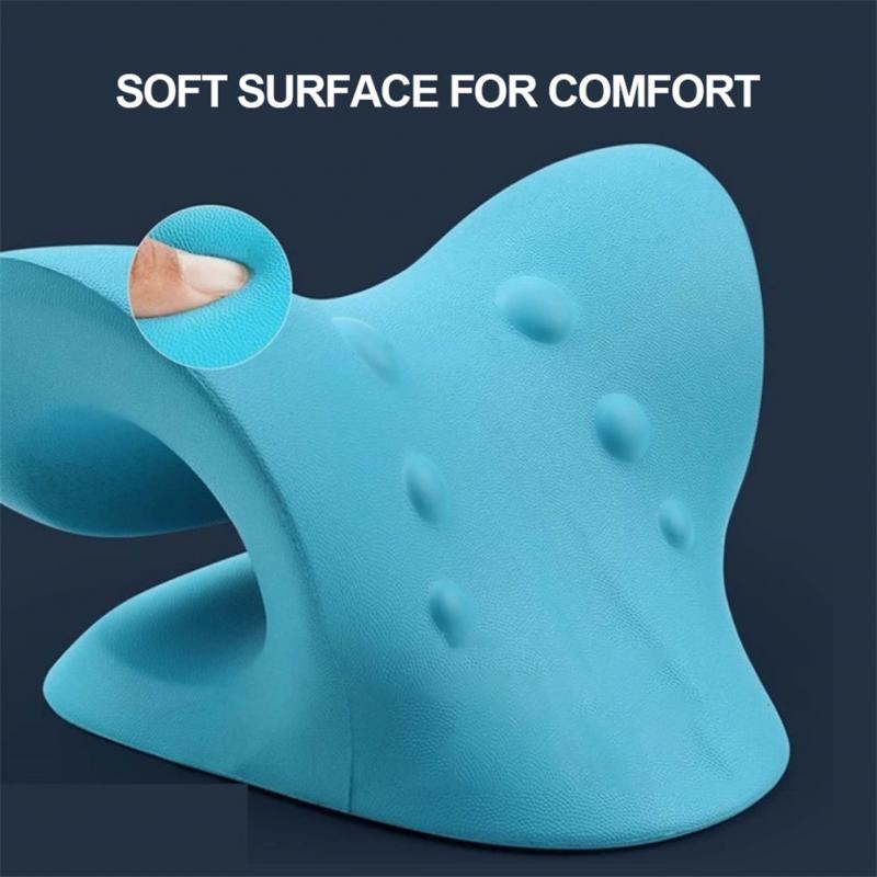 Cổ Tử Cung Cổ Lực Kéo Hỗ Trợ Massage Trọng Lực Gối Giảm Đau Lưng Kéo Dài Thư Giãn Cổ Sửa Máy Mát Xa