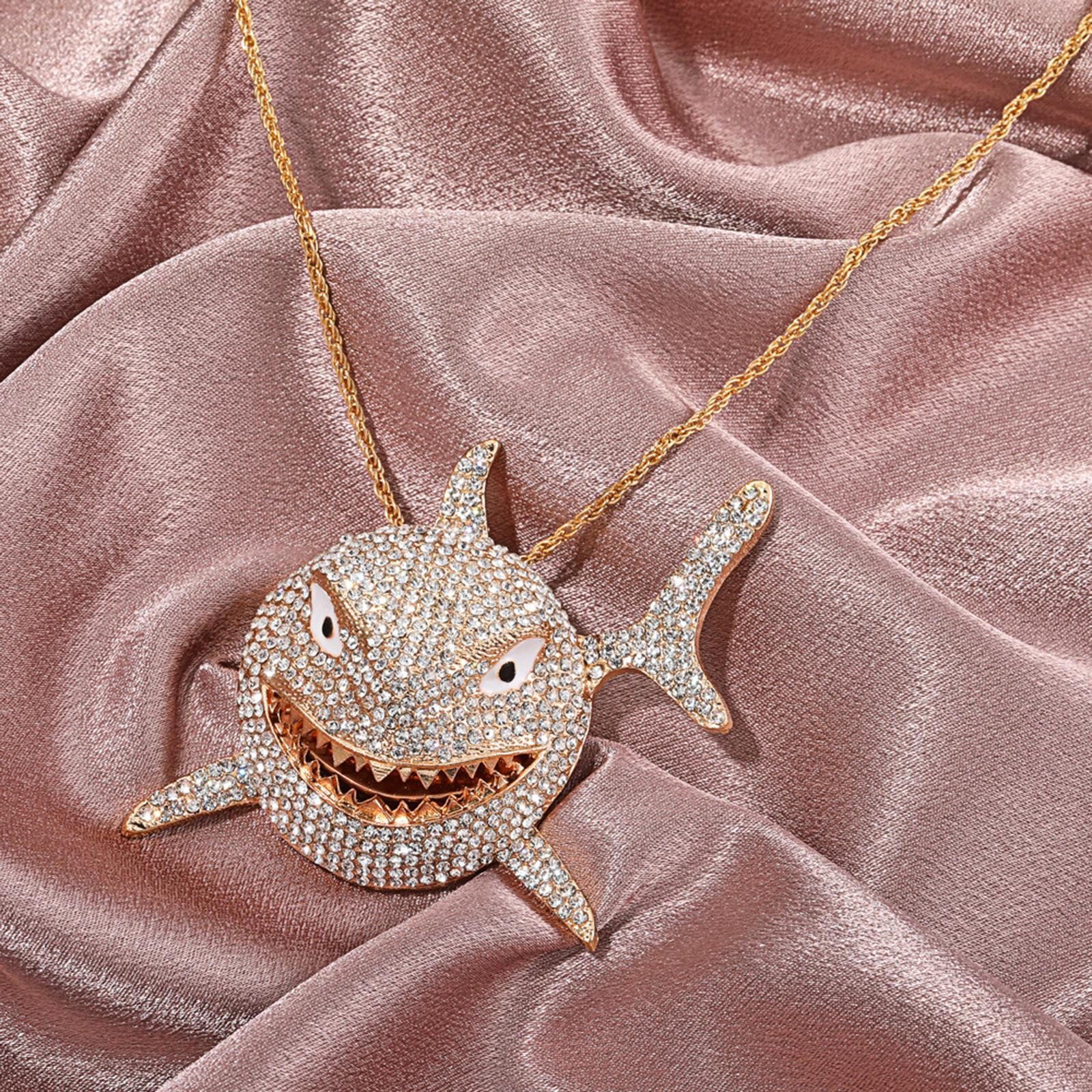 Hip Hop Large Pendant Necklace Punk Animal Fashion for Men Women