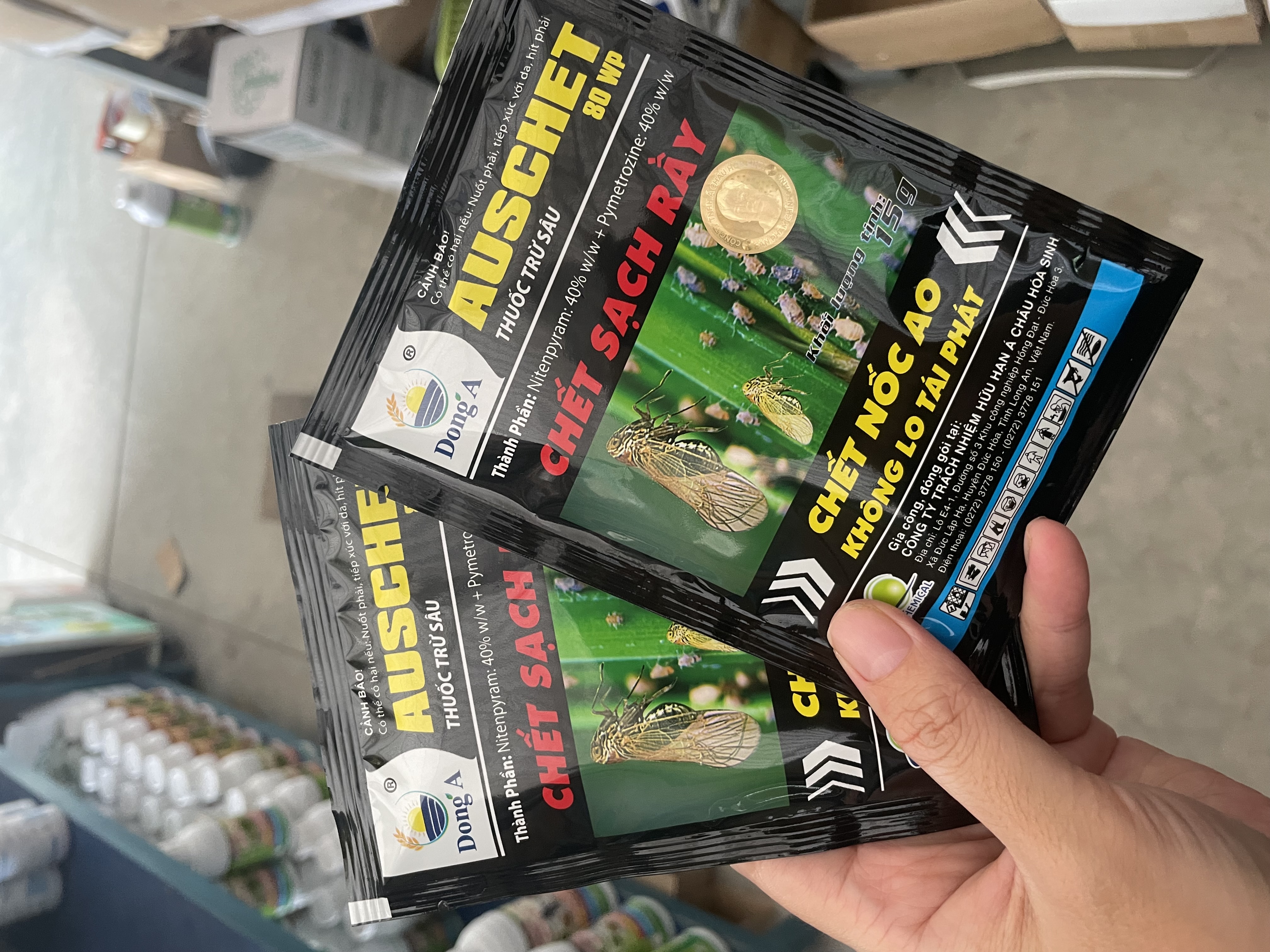 thuốc trừ sâu Auschet 80WP Đặc trị rầy