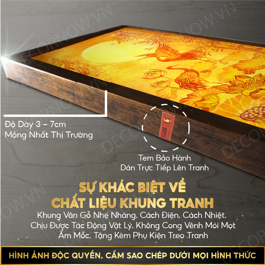 Đèn Hào Quang Phật In Tranh Trúc Chỉ ĐỐI DECORNOW, Trang Trí Ban Thờ Cho Tượng Phật, Hào Quang Trúc Chỉ DCN-30