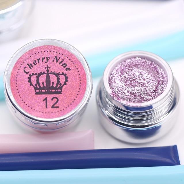 Kim tuyến gel-CHerry nine - siêu sáng trang trí móng tay chuyên làm nail