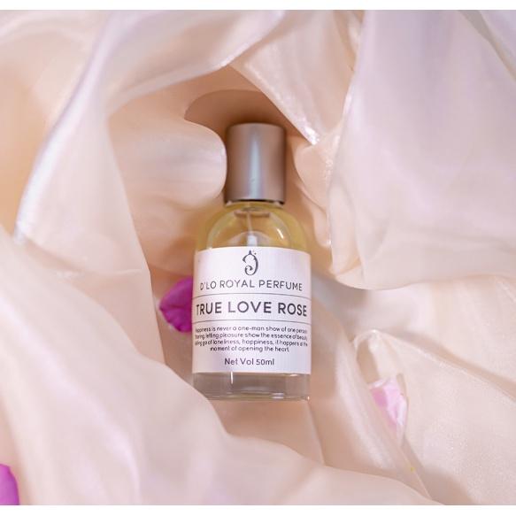 Tinh dầu nước hoa nữ D'lO 31 TRUE LOVE ROSE 50ML - Mùi hương của những nàng thơ gen Z nhẹ nhàng, lôi cuốn | DLO 31