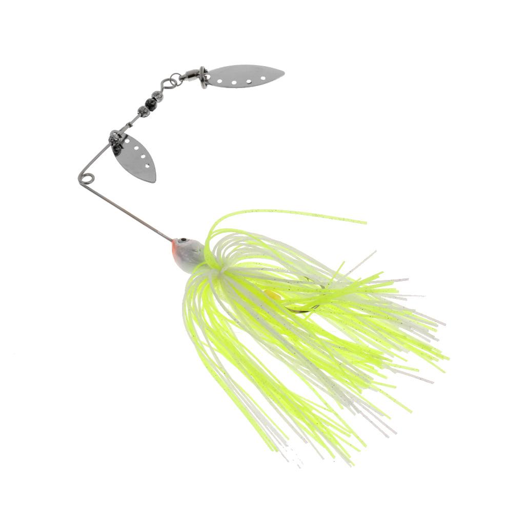 Bait Fishing Lure Spinnerbait Beard Scale Bass Pike Jig Tackle Hooks