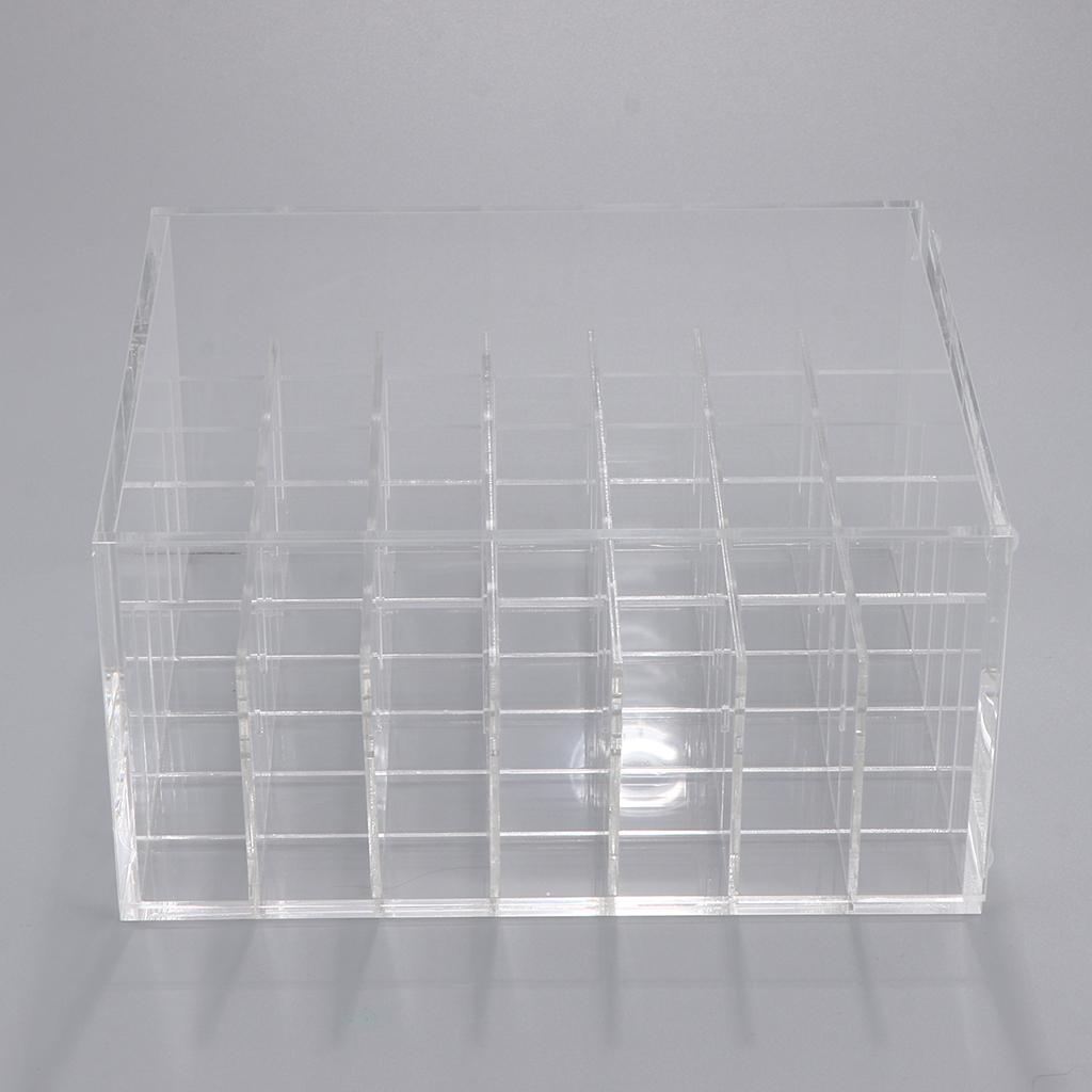 42 Grids Lip Gloss Makeup Cosmetics Lipstick Storage Display Stand Organizer