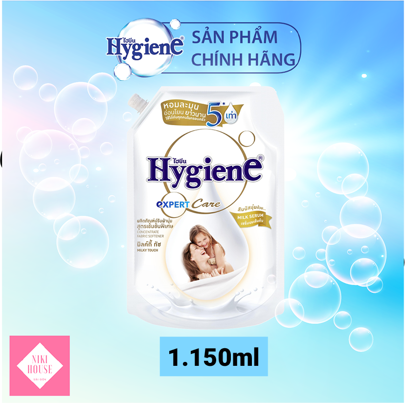 NEW [SIÊU THƠM - MỀM] Nước xả vải Đậm Đặc Thái Lan HYGIENE 1.150ml (túi)