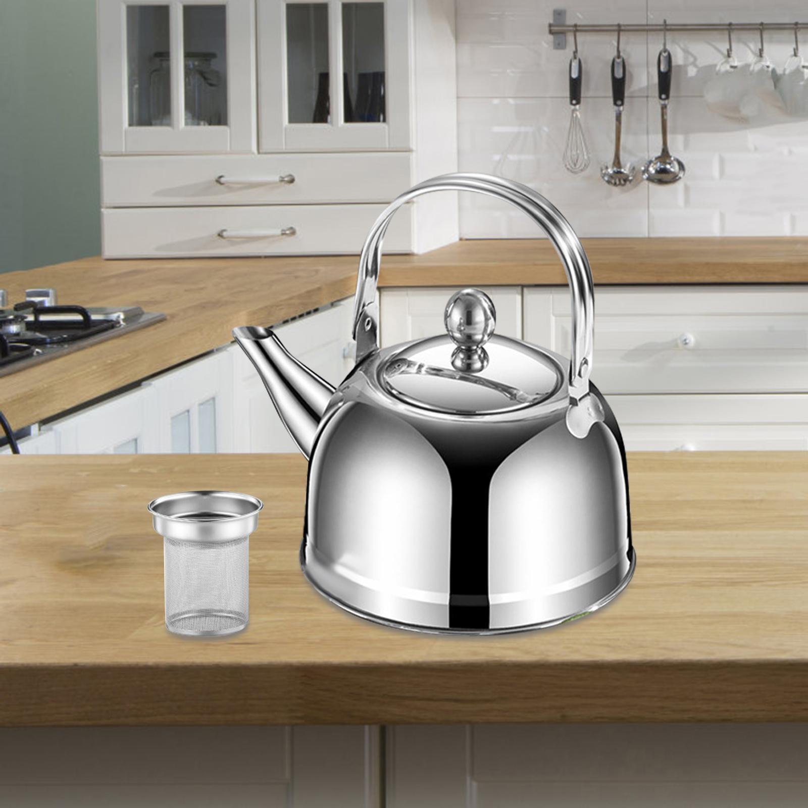 Stainless Steel Tea Kettle with Infuser for Restaurant Picnic