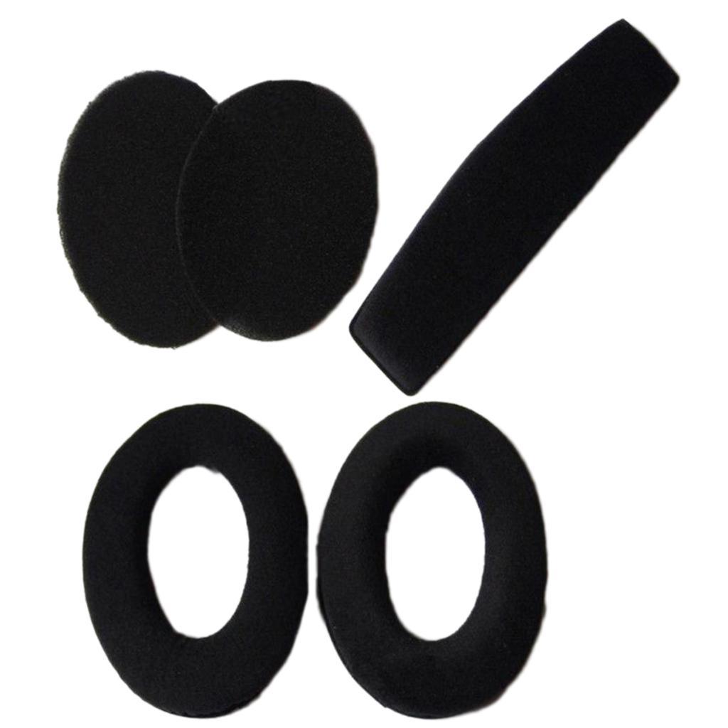 Replacement Ear Pads Cushions +Headband Pad For HD515 HD555 HD595