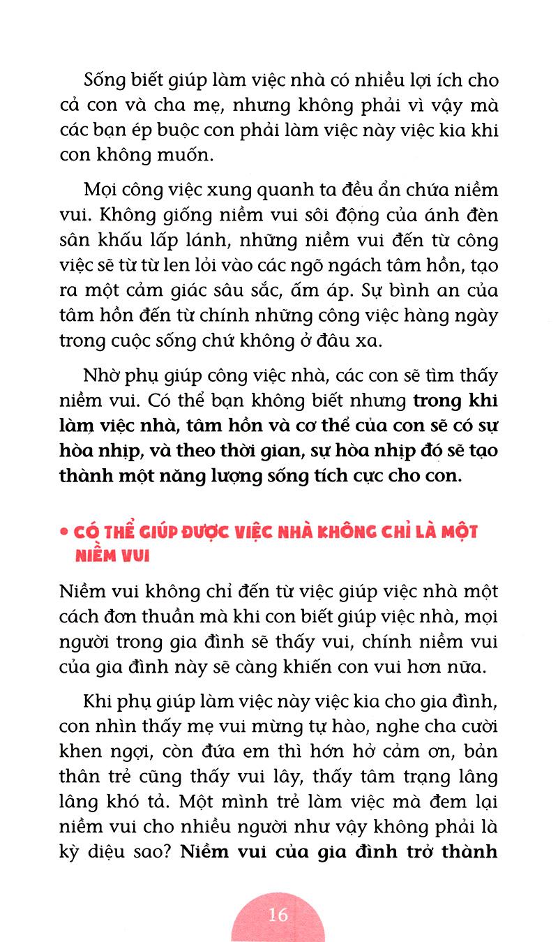 Dạy Con Làm Việc Nhà (Tái Bản)