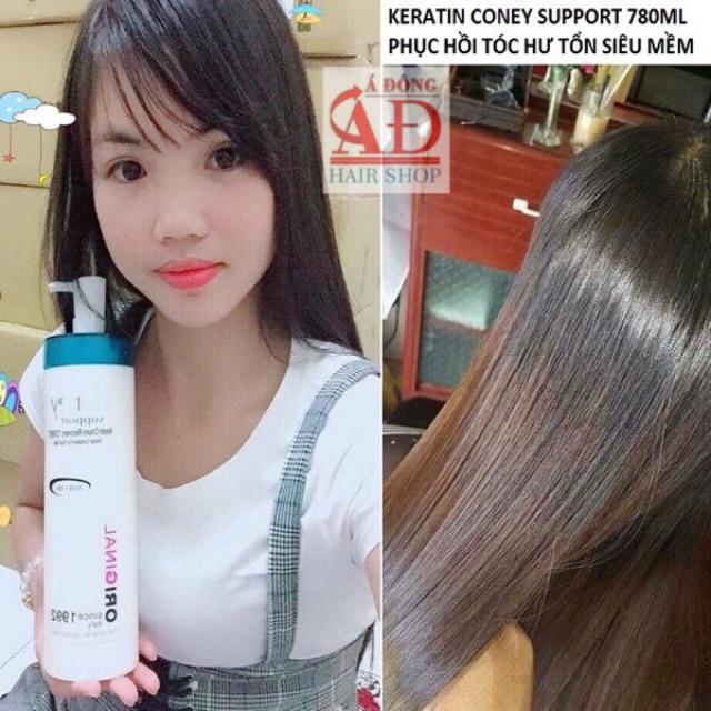 KEM Ủ KERATIN CONEY PHỤC HỒI TÓC HƯ TỔN chính hãƞg Ý RECOVERY CREAM 730ML + Gội xả gói Karseell 15ml