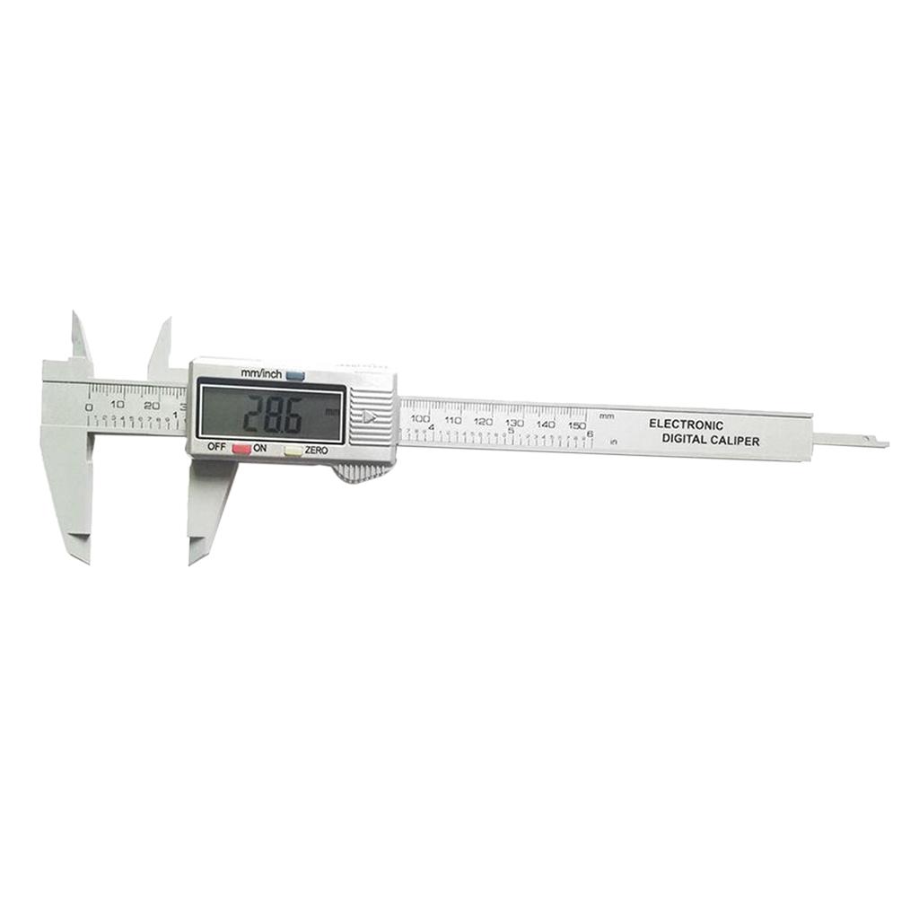 Digital Caliper Plastic Electronic LCD Micrometer Measuring 0-6''/150mm #1