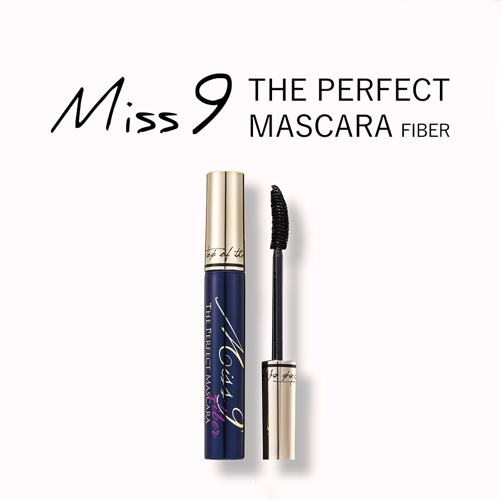 Chuốt mi Artistic&amp;Co Miss9 THE PERFECT MASCARA FIBER 8g - mascara làm dài, sợi siêu mịn, tăng độ dài lên 150%, mi đậm hơn