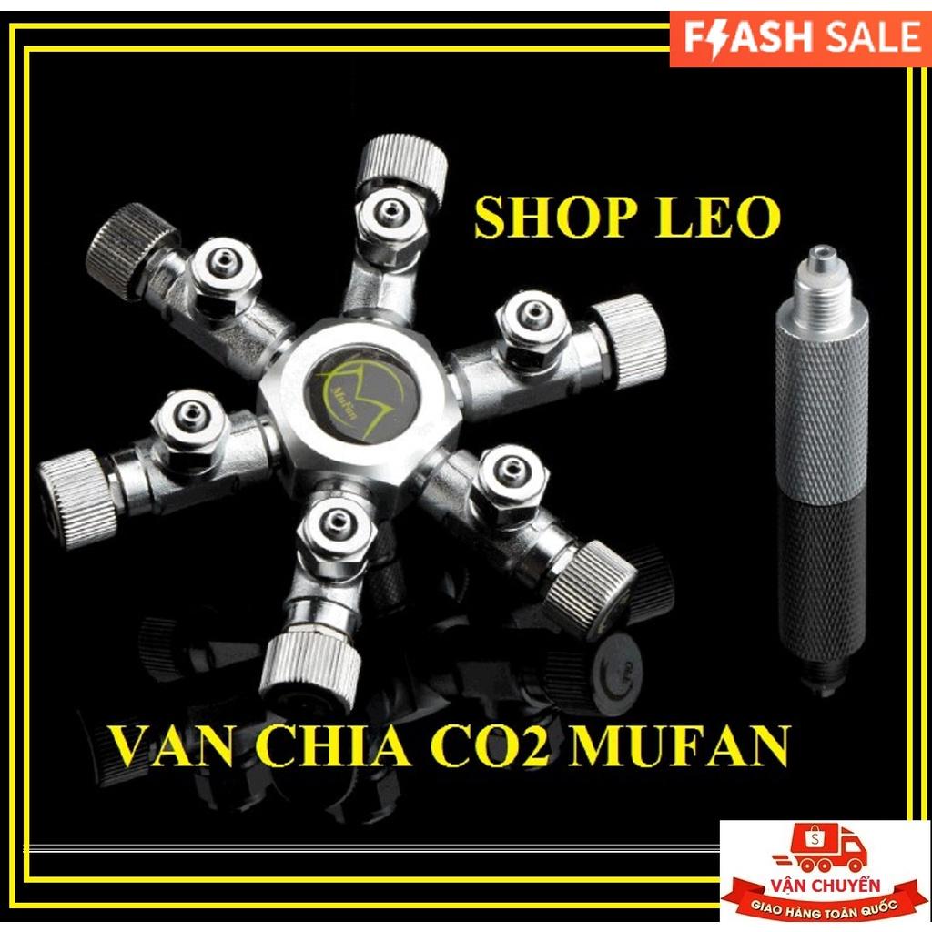 Van tinh chỉnh Co2 - Chỉnh khí Co2 - Thay thế cho van điện Mufan - van cơ mufan - bộ chia Co2 mufan - Shopleo