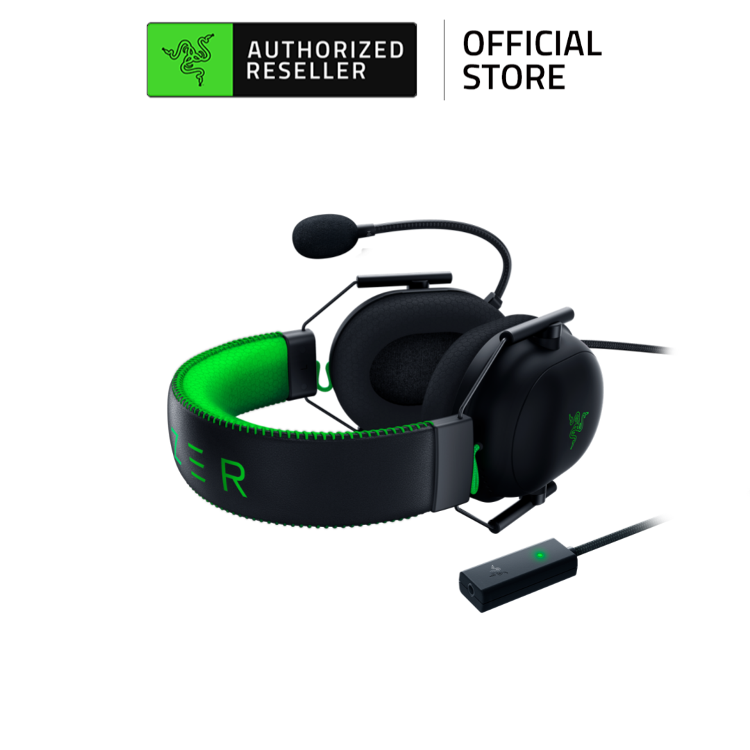 [PHIÊN BẢN ĐẶC BIỆT] Tai nghe có dây chùm đầu Razer BlackShark V2-Wired Gaming Headset + USB Sound Card-phiên bản SE (Hàng chính hãng)