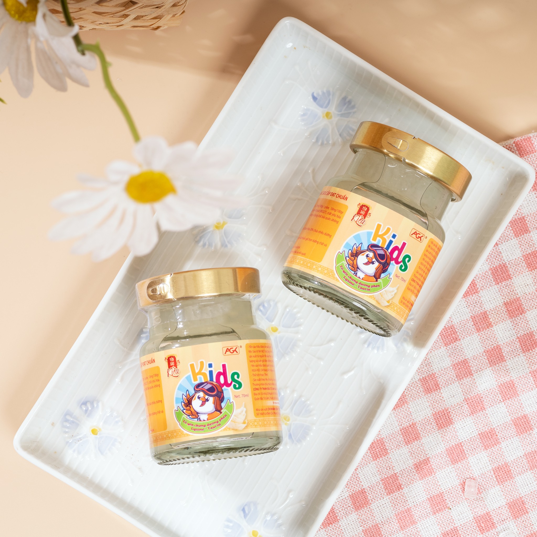 Yến Kiều Kids - Combo mua 5 hộp tặng 1 hộp cùng loại - Yến sào chưng sẵn cho trẻ nhỏ - Thành phần yến 30% - Hỗ trợ tăng cường sức khỏe