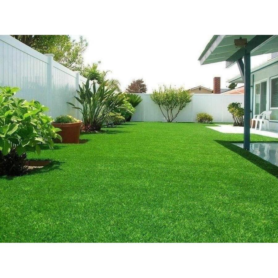 Thảm cỏ nhân tạo 1cm xanh non - Chuyên trải sân vườn trang trí nhà | Cỏ nhân tạo SG