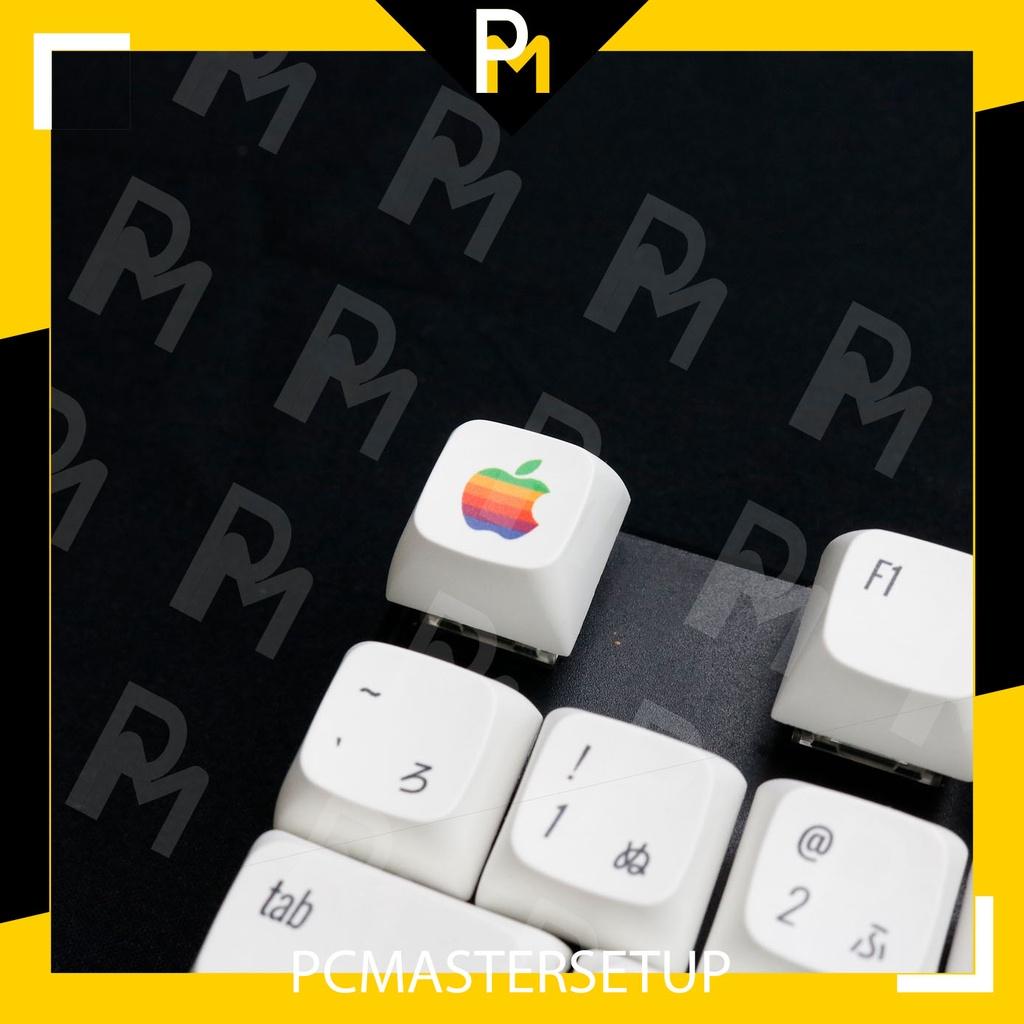 Keycap pbt xda iaple cho MAC 124 phím, nút cho bàn phím cơ in nhiệt thăng hoa của