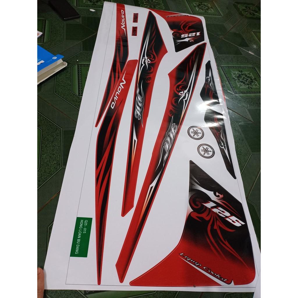 Tem rời nouvo 5 chế từ nouvo 4 xe đỏ