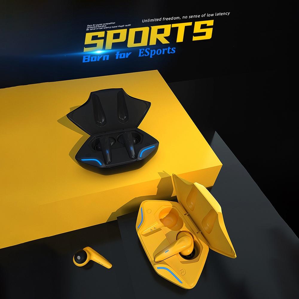 Tai Nghe Chơi Game / Tai Nghe Không Dây TWS / Tai Nghe Bluetooth 5.0 Có Hộp Sạc / Tai Nghe Giảm Tiếng ồn Có Mic