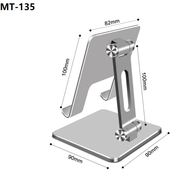 Giá kẹp đỡ ipad, máy tính bảng iPad, Galaxy Tab, tablet, điện thoại P15 cho iPhone hợp kim nhôm xoay 360 độ.