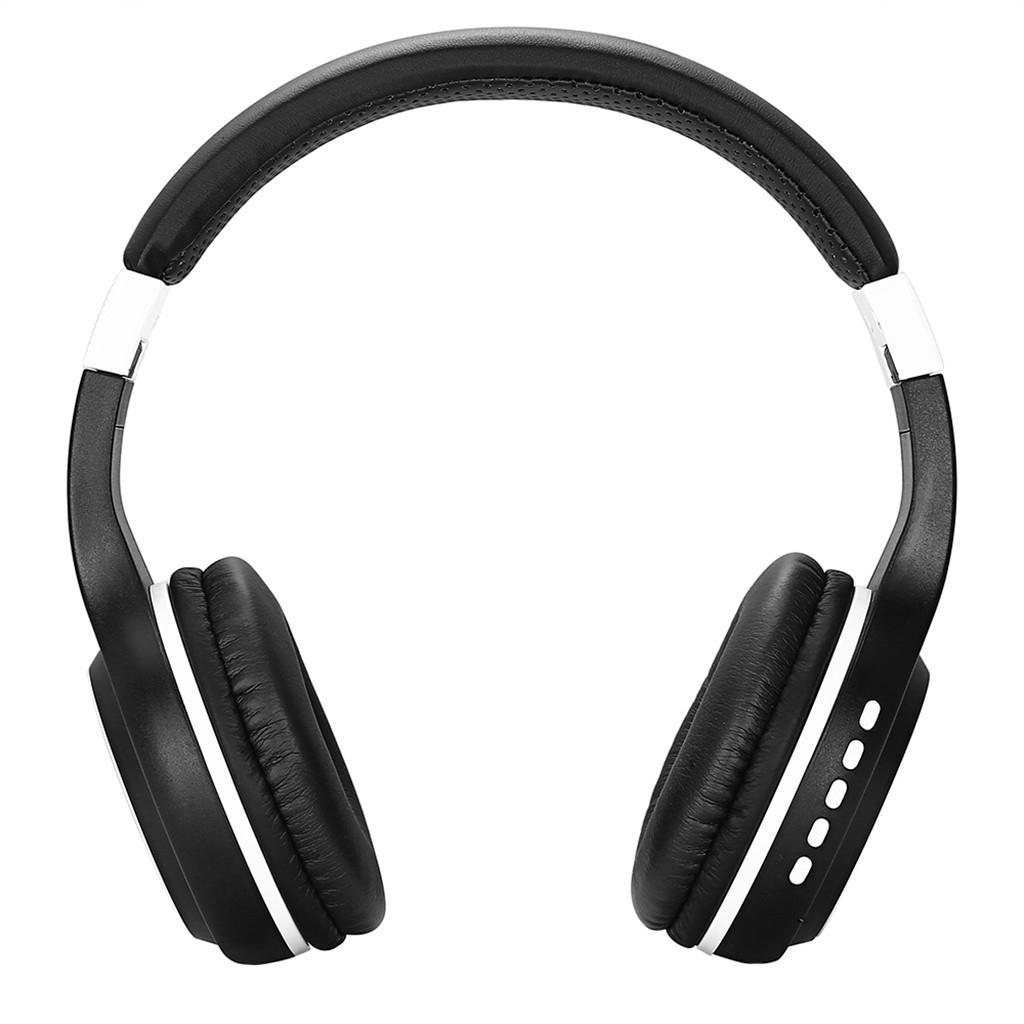 Folding Stretch Stereo Earphones Wireless Bluetooth Headset Headphone Black