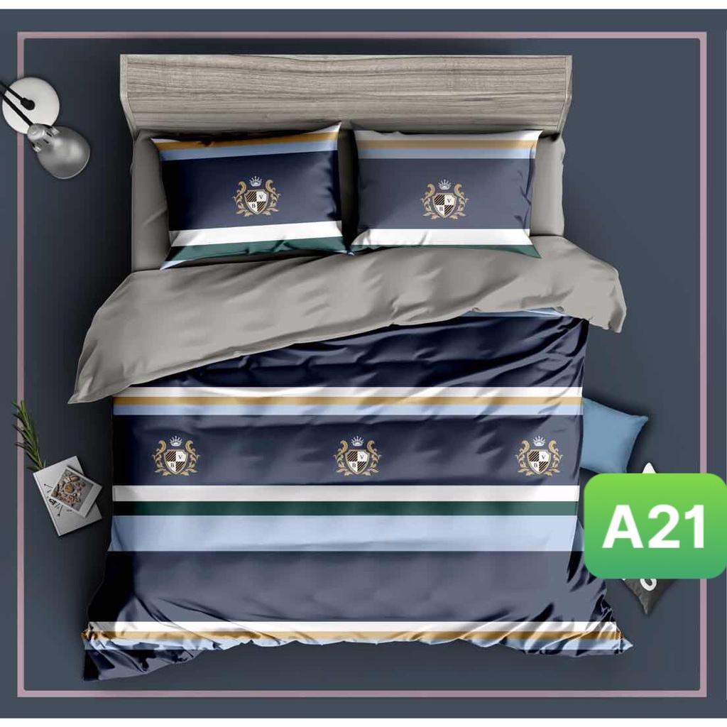 Bộ drap gối Tencel vải nhập Hàn Quốc mát , mềm mại 4 MÓN
