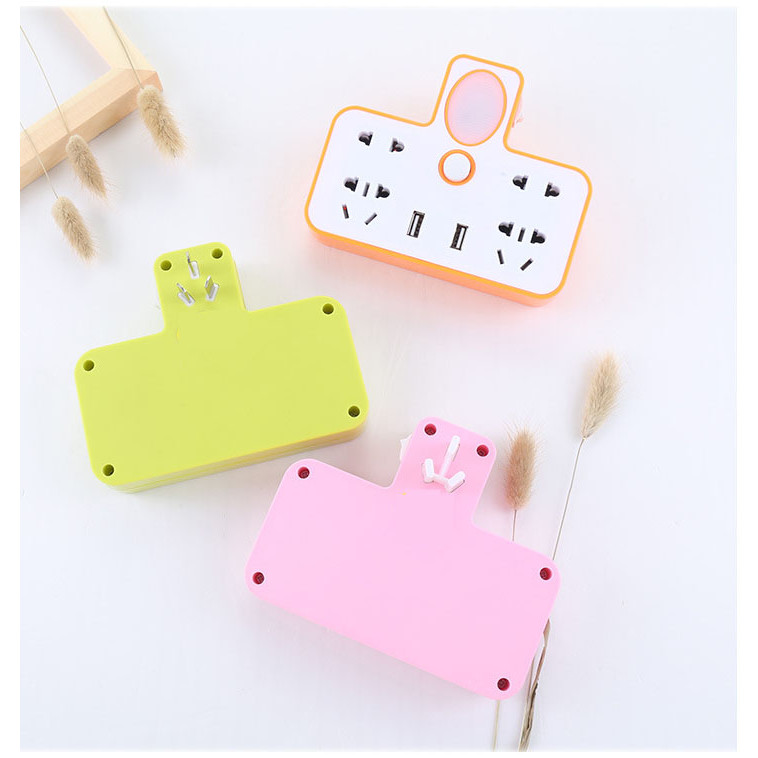 Bộ chia ổ điện 2 cổng USB - Giao màu ngẫu nhiên