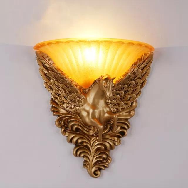 Đèn ốp tường phòng ngủ, cầu thang, kèm bóng led