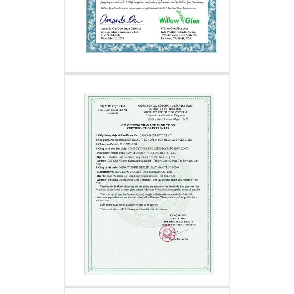 Hộp 50 chiếc xuất khẩu 4 lớp hàng có sẵn