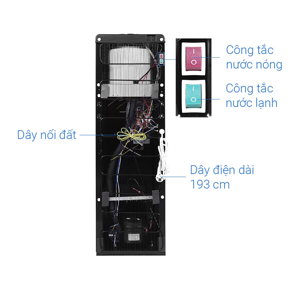 Cây nước nóng lạnh Toshiba RWF-W1917TV(K)-Hàng chính hãng