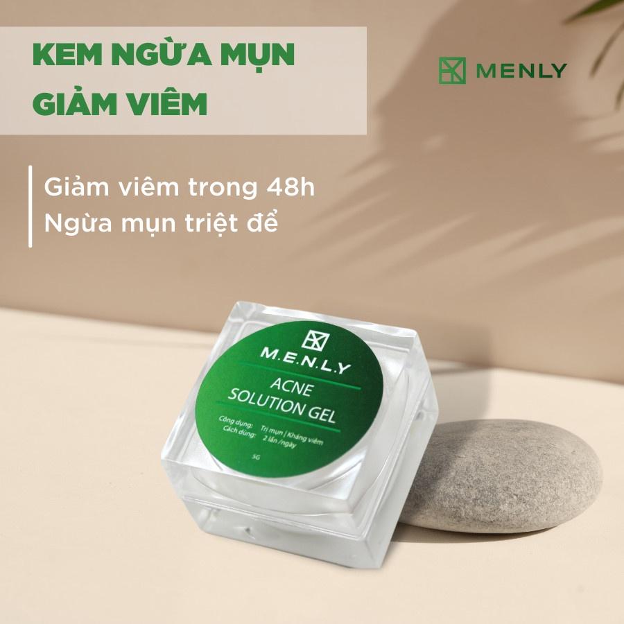 (SAMPLE) Kem giảm mụn - ngừa thâm tiện lợi khi du lịch Menly 5g