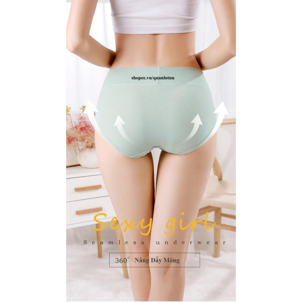 Quần Lót Cotton Gen Bụng Bóp Eo Màng Kháng Khuẩn Cao Cấp CC02
