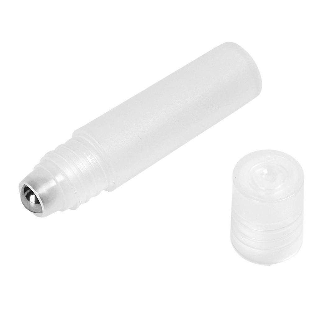 10 Bộ 5 Ml Rỗng Cuộn Trên LIQUID REFILL Chai Đựng Du Lịch Lọ Cho Tinh Dầu Kem