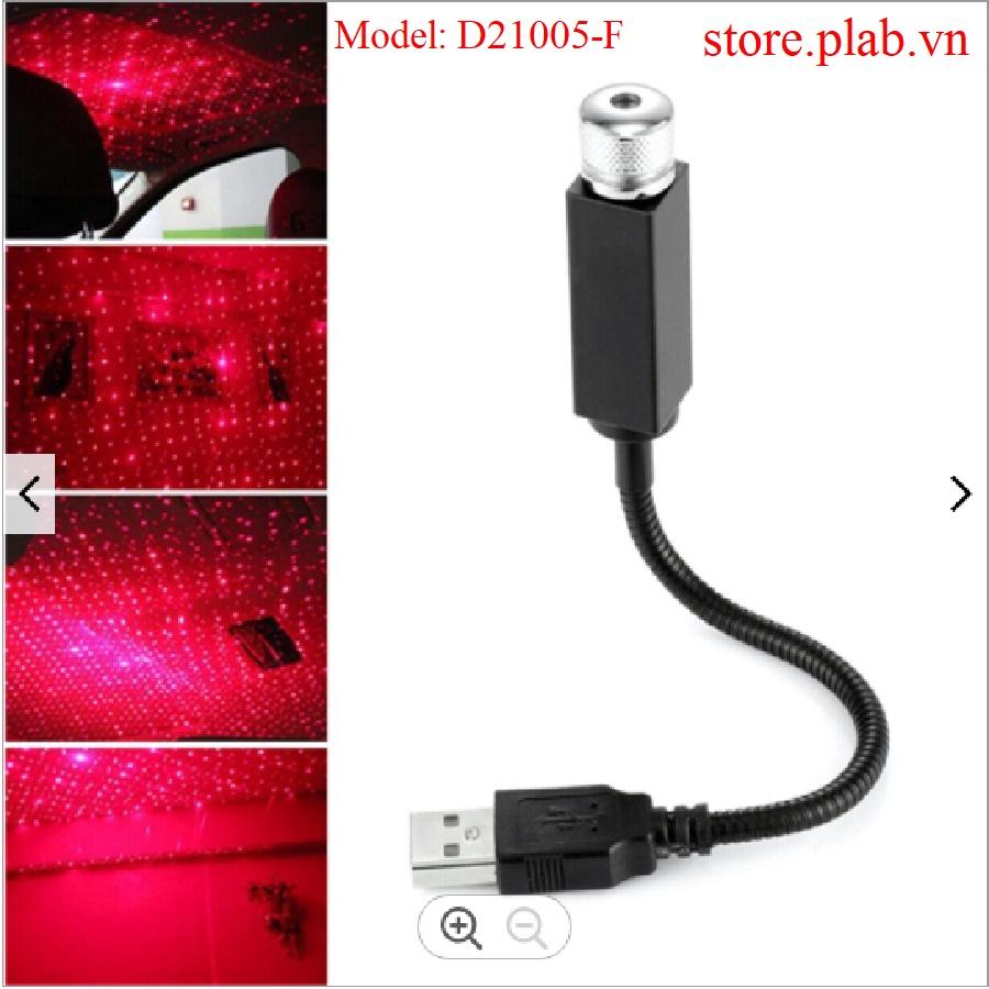 Đèn led chiếu trần xe ô tô cắm USB tiện lợi tạo bầu trời sao ánh sáng bình thường