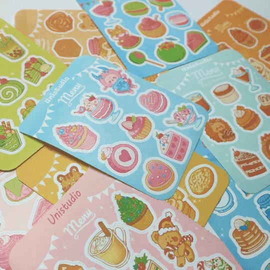 Sticker trang trí bullet jourmal - sticker trang trí sổ tay, sổ nhật kí - Made By Unistore