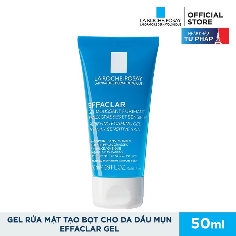 Bộ sản phẩm chống nắng và chăm sóc toàn diện cho da dầu-mụn nhạy cảm La Roche Posay