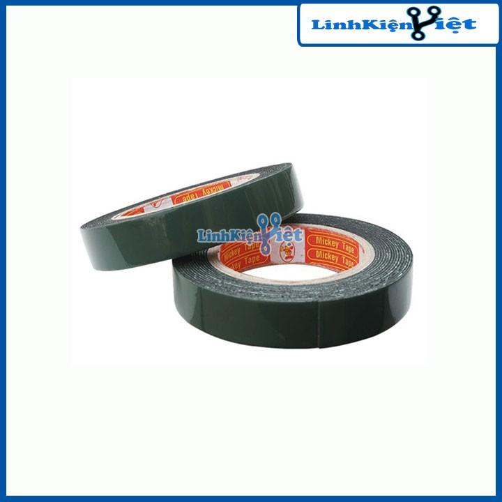 Bộ 2 Cuộn Băng Dính Xốp 2Cm 2 Mặt