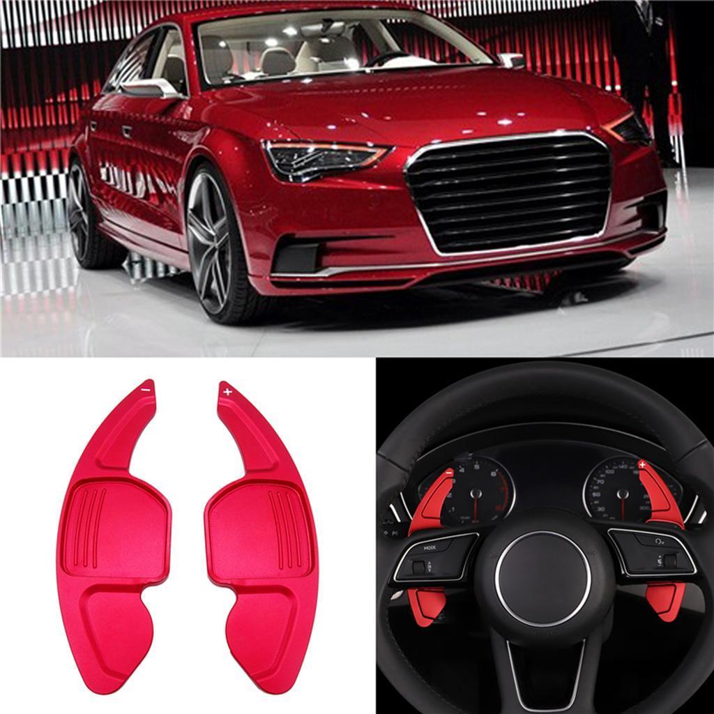 Paddle Shifter Extension Durable for  A3 A4L A5 A6 A7 A8 S5 Q5 Red