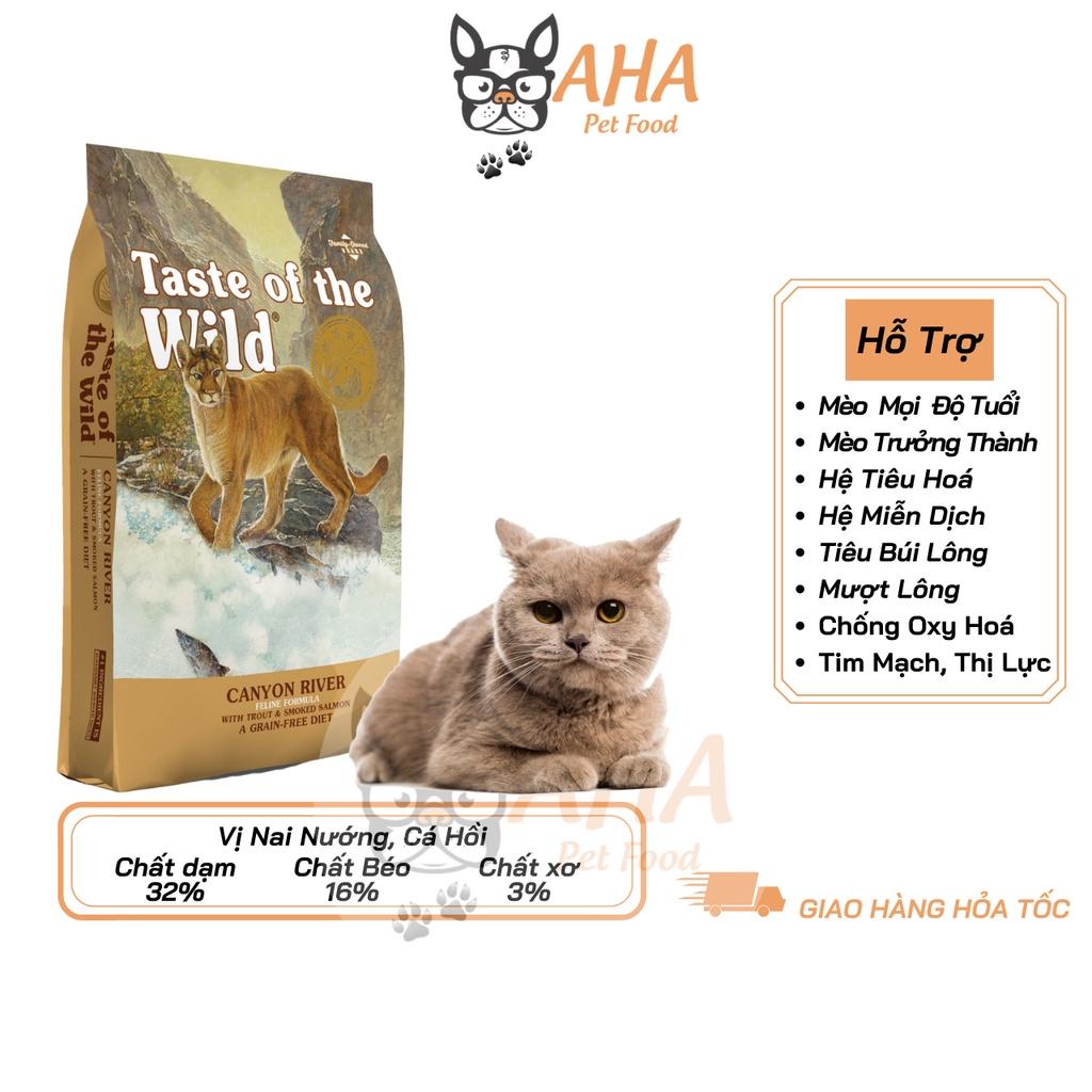 {Mới} Thức Ăn Cho Mèo Anh Lông Ngắn Bao 6.6kg Taste Of Wild Vị Chim Cút, Thịt Vịt, Rau Củ, Trái Cây Mượt Lông, Búi Lông