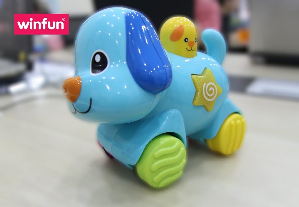 Cún con đáng yêu có đèn nhạc Winfun 00733-NL