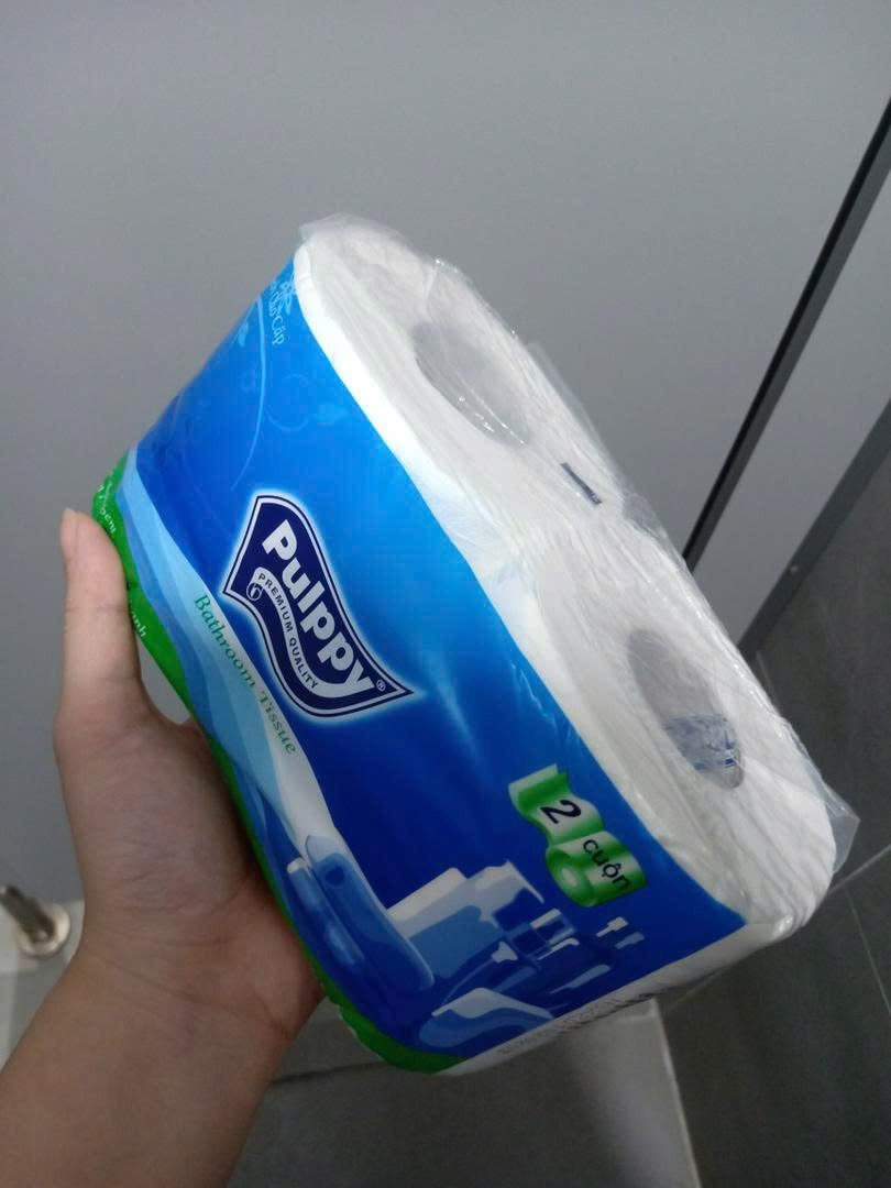 Khăn Giấy Vệ Sinh Pulppy 10 Cuộn Khăn Giấy Đa Năng Cao Cấp 2 Lớp