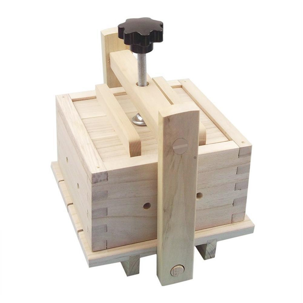 Hướng Dẫn Sử Dụng Gỗ DIY Đậu Phụ Báo Chí Khuôn Mẫu Bộ Tự Chế Phô Mai Đậu Hũ Đậu Nành Sữa Đông Đậu Phụ Làm Khuôn Phụ Kiện Khuôn Nấu Ăn Nhà Bếp X3H6