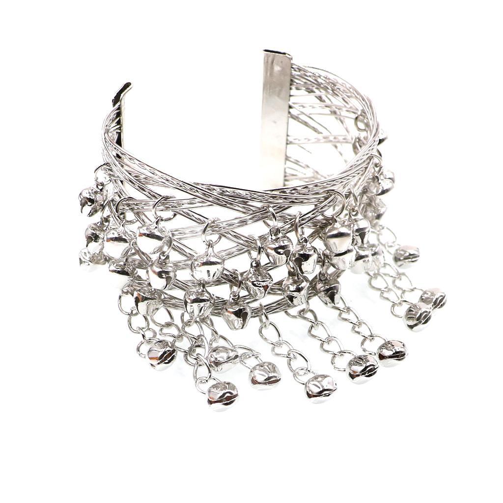 Ethnic Bell Tassels Armlet Upper Arm Cuff Armband Bracelet Jewelry