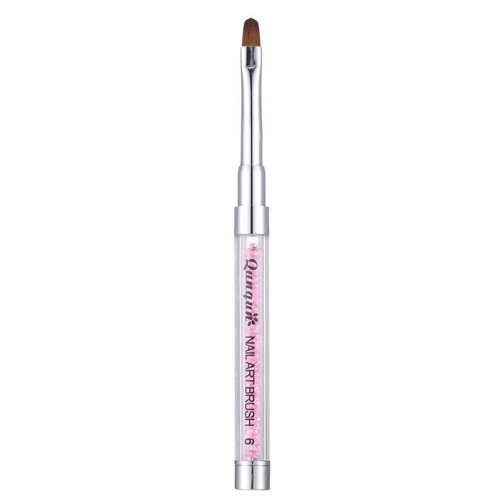 Bút Đắp Gel Cán Đá Hồng, Đồ Nghề Nail Chuyên Nghiệp, Dễ Dùng Và Thao Tác, Thiết Kế Nhỏ Gọn, Màu Sắc Thời Trang, Tiết Kiệm Thời Gian Làm Móng